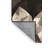 Machine Washable Manhasset Posh & Luxe Geometric Shapes Rug in Brown – Black Binding-1841637554