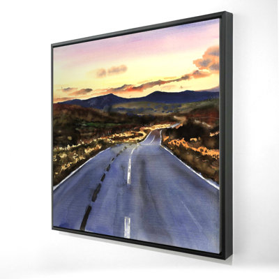 «On The Road To Écosse» sur toile