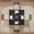 Square Wood Dining Table for 4-1976310081