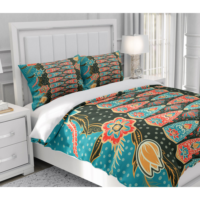 Abstract Duvet Cover, King Duvet Cover + 2 King Shams