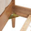 Lit plateforme tapissier en bois massif-939730721