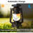 9.5'' Solar Powered Integrated LED Hurricane Lantern