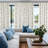 100% Blackout Floral Print Polyester Thermal Insulated Curtains With 12 Metal Rings & 12 Hooks, Pinch Pleat Window Treatments For Bedroom/Living Room (Set of 2)-116634204-116634215
