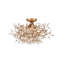 Crystal Bud 5 - Light Semi Flush Mount