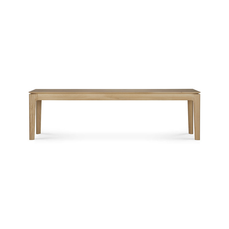 Bok Solid Wood Dining Bench, 18.1" H x 65.3" W x 13.8" D, Natural