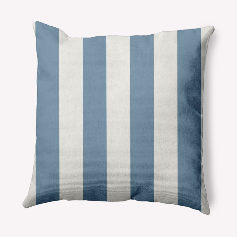 Coussin Stripe, Gris fumée cendré, 18 po x 18 po