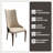 Cedarburg Chee High-Back Dining Chair with Two-Tone Design and Ash Wood Legs No Assembly-1581327951