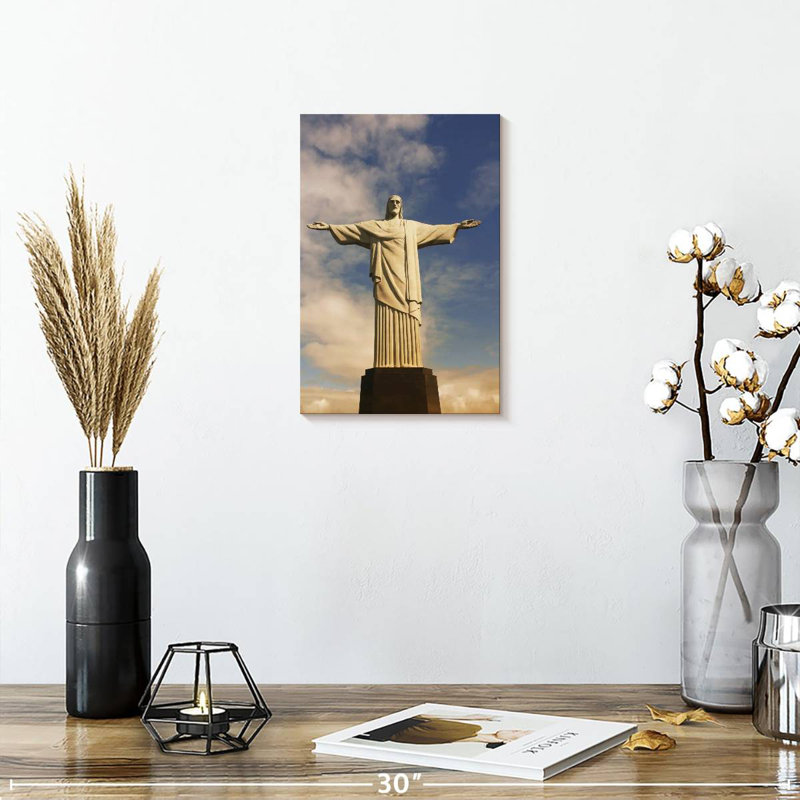 Statue du Christ Rédempteur, Aime, Brésil, H 12 po x l 8 po