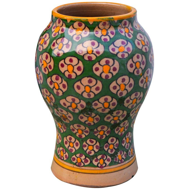 Afro-Moresque Handmade Ceramic Table Vase