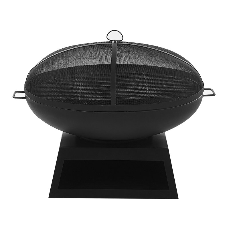 Azha Round Steel Smokeless Fire Pit
