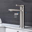 Robinet de lavabo de salle de bain à poignée simple