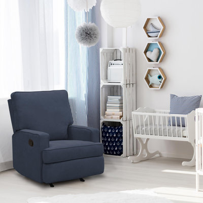 Emily Upholstered Reclining Rocking Chair