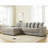 Zinia Upholstered 111'' Sofa & Chaise-153292407