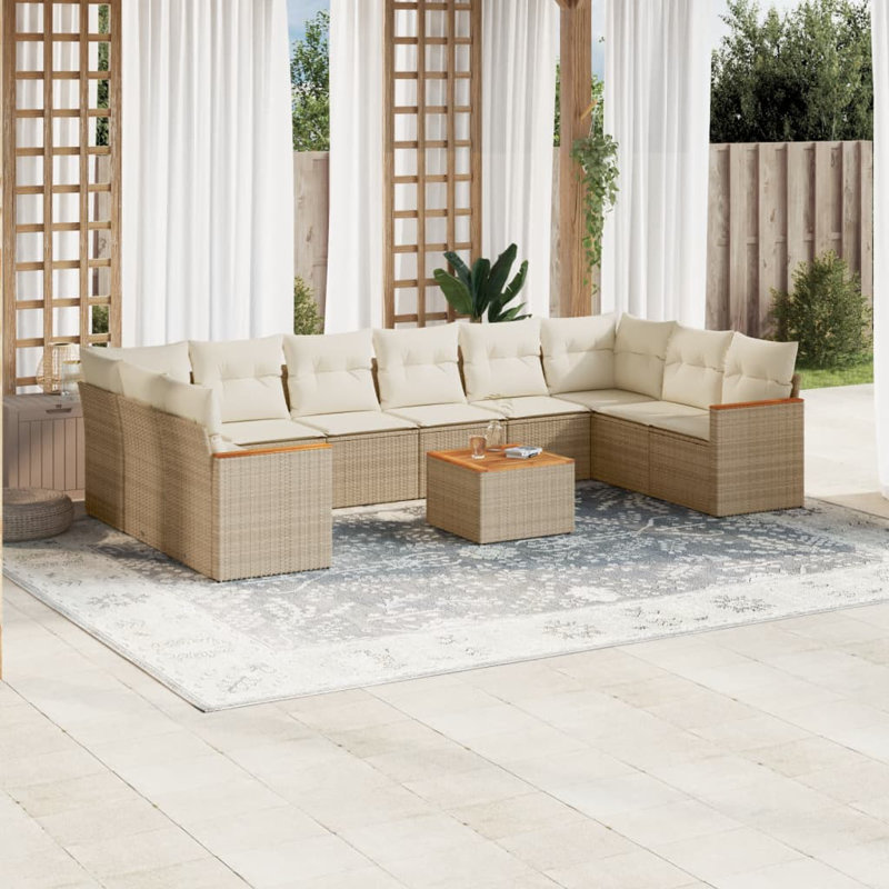Ensemble de canapé de jardin Vidaxl