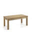 Merapi Solid Wood Top Dining Table