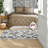 Reversible Diamond Quilting Bedding Sets, Polyester Comforter, Cozy Home Style