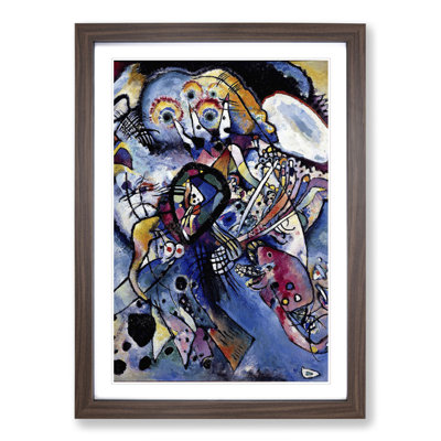 Two Ovals by Wassily Kandinsky - Framed Print