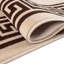 Greek-Key Beige Brown Non-Slip Polypropylene Area Rug — Washable Door Mat & Hallway Runner for Living Room, Kitchen & Bedroom-1942868612