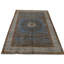 Hand Knotted Wool Area Rug in Silver And White-820881486