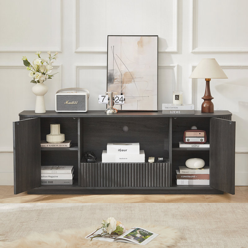 Meuble télé moderne pour le salon, Noir