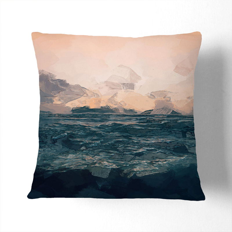 Square Throw Cushion, 55cm H x 55c m W x 20cm D, White