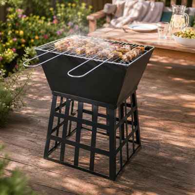 Square Steel Smokeless Fire Pit