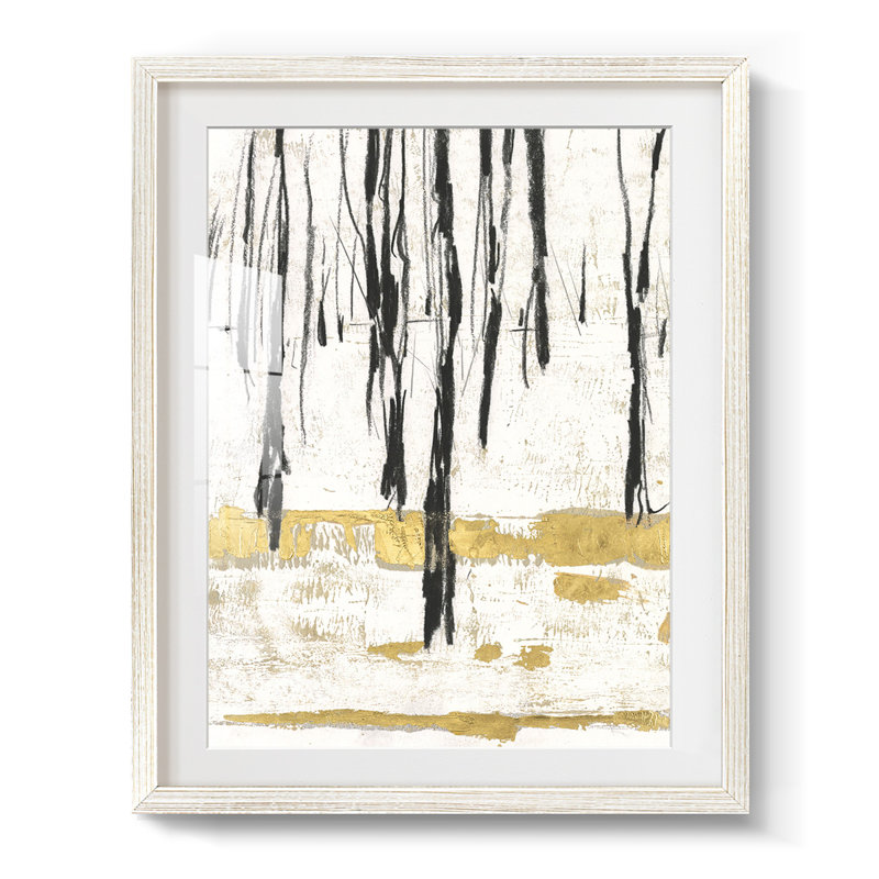 Gilded Winter II - impression encadrée, H 28,5 po x l 20,5 po, Blanc
