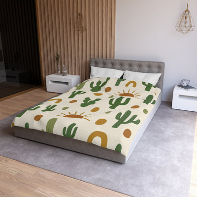Microfiber Duvet Cover Boho Style, Design 21