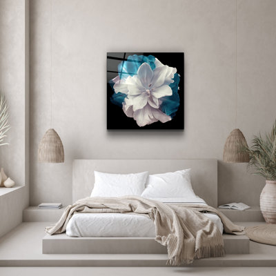 Superbe peinture décorative en verre trempé de 19,7 po x 19,7 po | 100% verre trempé, épaisseur: 0,16 pouce | Impression UV pour des couleurs éclatantes | Parfait pour la décoration intérieure, le salon ou le bureau