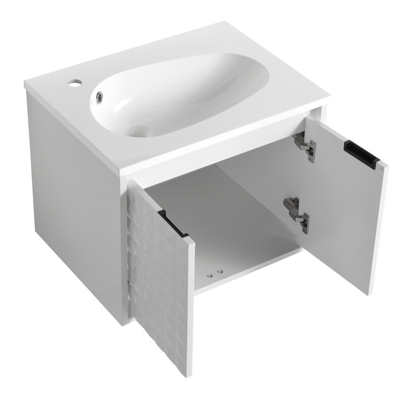 Charolette 24'' Single Bathroom Vanity with Top