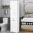 Laundry Cabinet With Doors And 1 Drawer,Tilt-Out Laundr Hamper,Adjustable Shelf