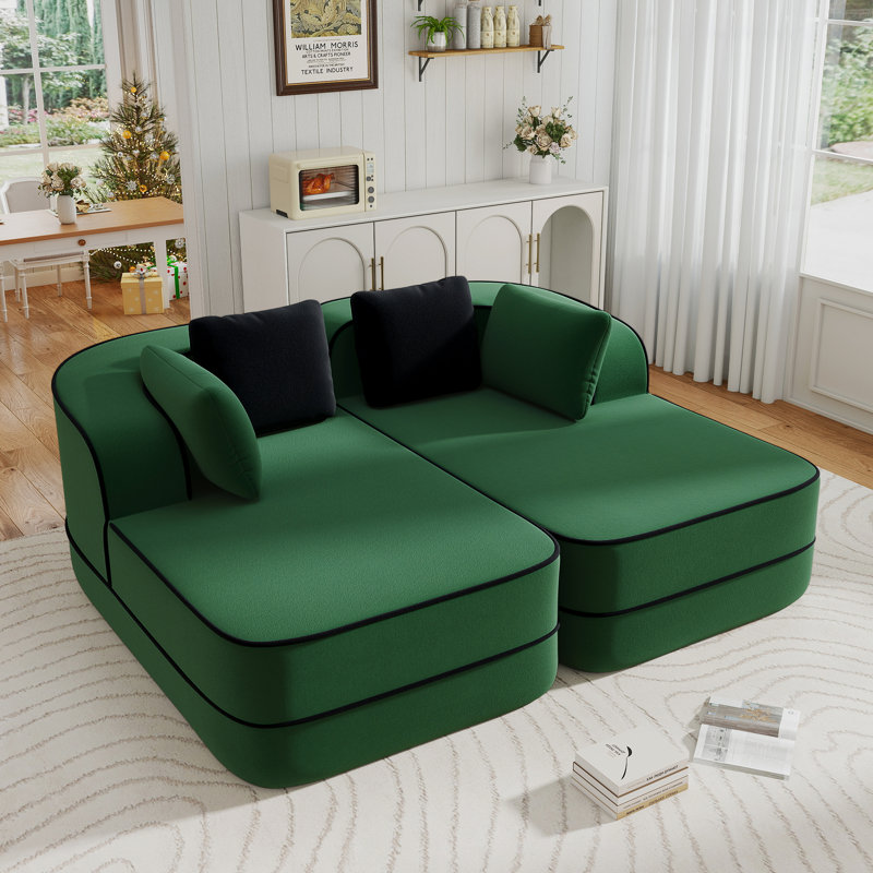 Chaise longue Frostmere, Vert pin