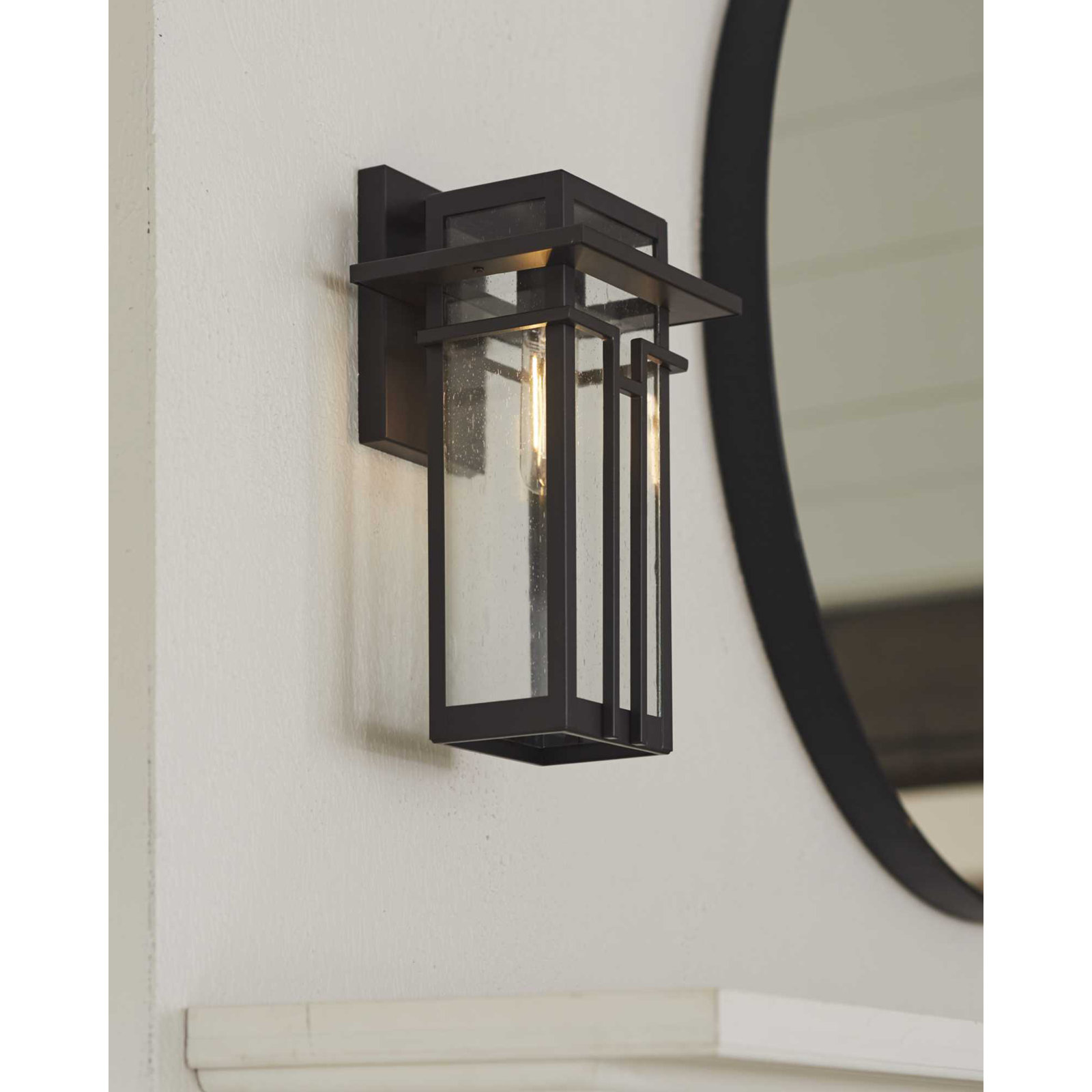 Blithe Steel Wall Light, 11.75" H x 6.25" W x 6.25" D