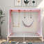 Lits jumeaux multifonctionnels, structure en acier, chambre d'enfant moderne