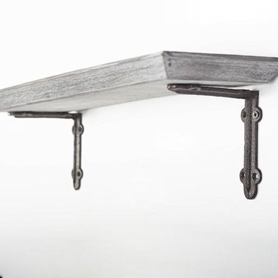 Set Of 2 Metal Shelf Bracket