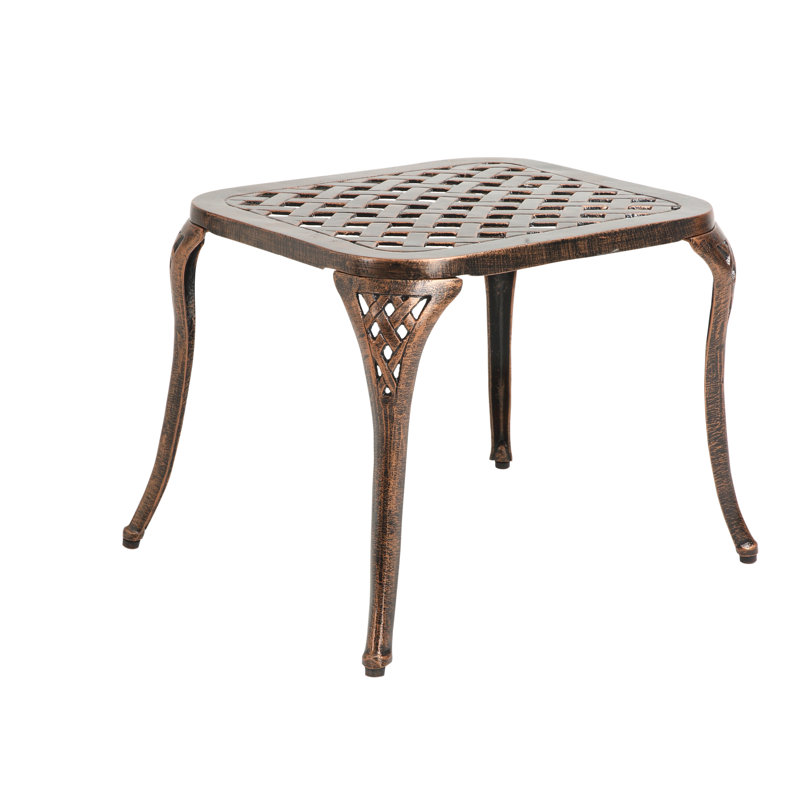 Outdoor Aluminium Table, Black