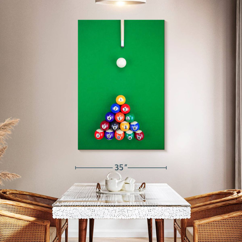 Pyramide de billard de Senne, H 51 po x l 34 po