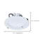 38W Field Selectable LED 10-Inch Commercial Downlight Dual Dimming Integrated Emergency Driver Round 120-277V