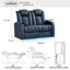 Fauteuil de cinéma inclinable Power Zero Gravity-462317615