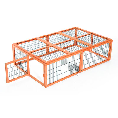 Huche lapin en bois Pawhut