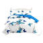 Ensemble de couvre-lit 3 pièces Blue Butterfly-131225676