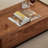 Black walnut solid wood end table