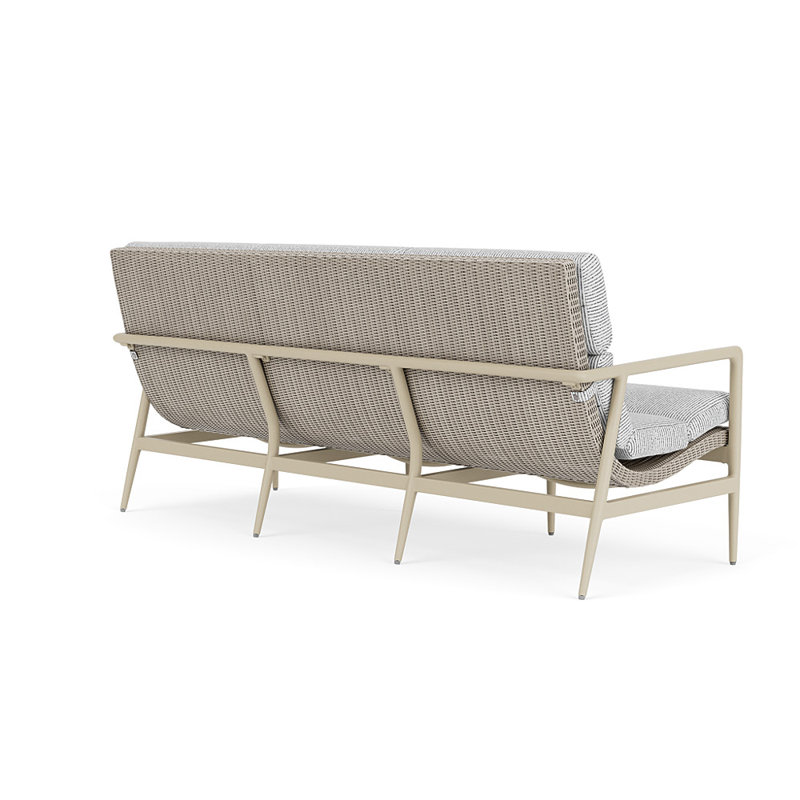Cascade Outdoor 3 - Seat Patio Sofa, Burson Domino, Linen