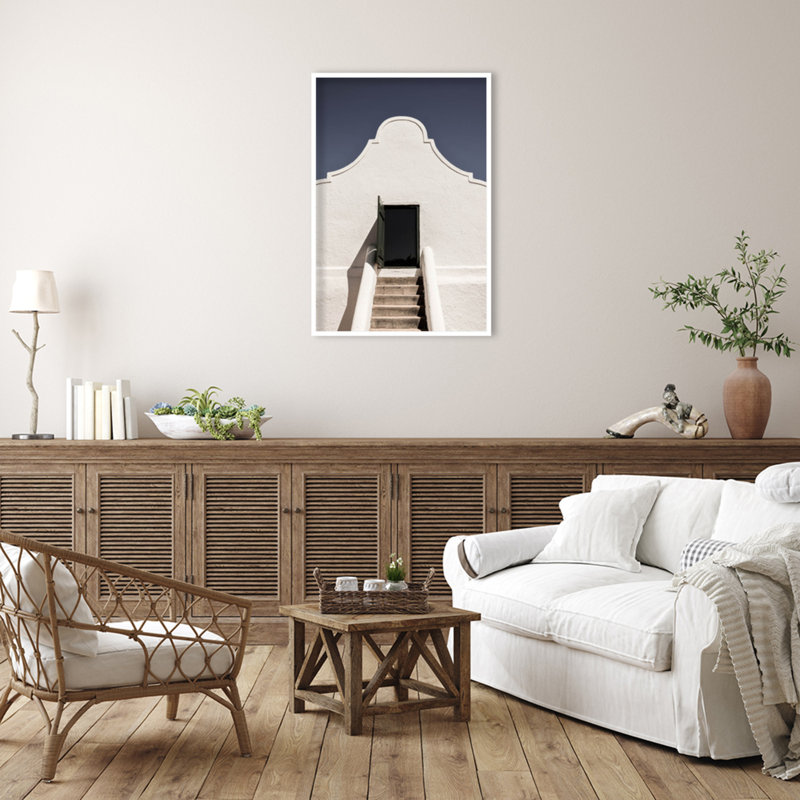 «Persea Cape Dutch» par Shot par Clint Wood, reproduction d'art encadrée, Blanc, H 41 po x l 28 po