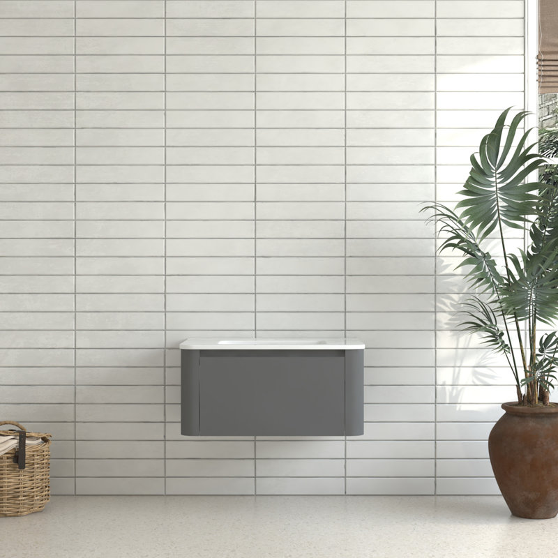 Meuble-lavabo mural flottant, 30"