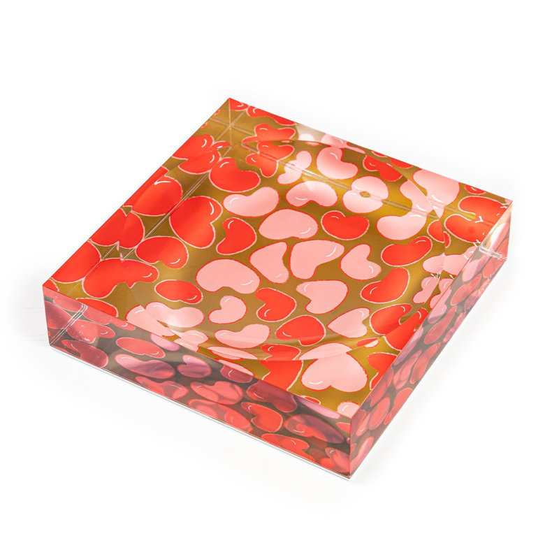 Bean In Love, Brown/Pink/Red