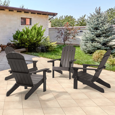 Chaise Adirondack en plastique Berni
