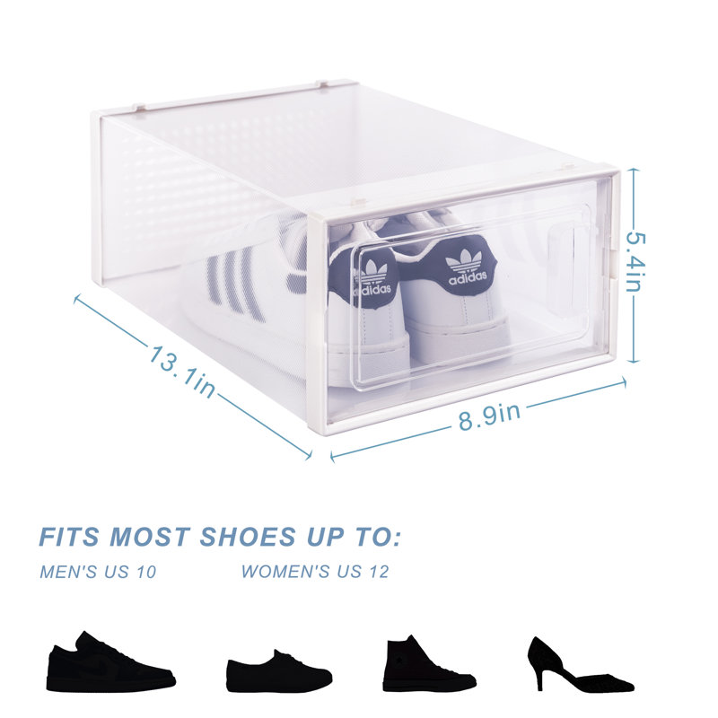 18 Pair Stackable Shoe Storage Box