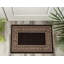 Greek-Key Brown Beige Non-Slip Polypropylene Area Rug — Washable Door Mat & Hallway Runner for Living Room, Kitchen & Bedroom-987417146