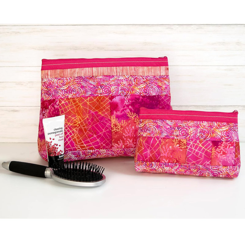 Ensemble de couture pour sacs à maquillage June Tailor Quilt As You Go